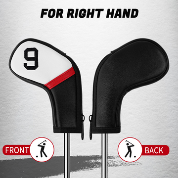Black& White& Red PU Iron Cover 10pcs(4-9£¬P,A,S,L£©